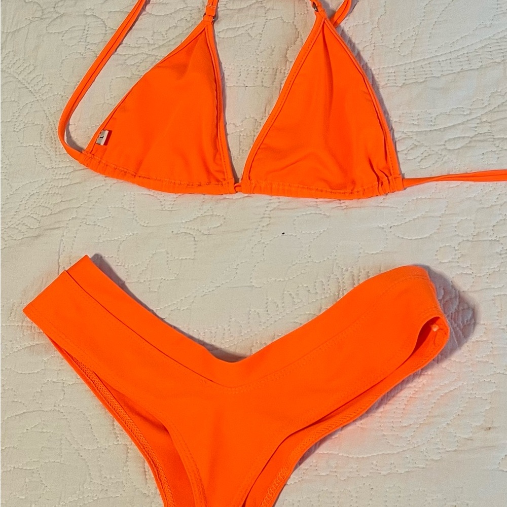 Neon Orange Wicked Weasel Bikini